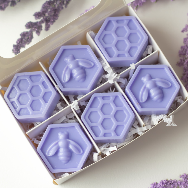 Lavender Meadow Honeycombs Wax Melts - Pack of 6-gallery-28798150082630