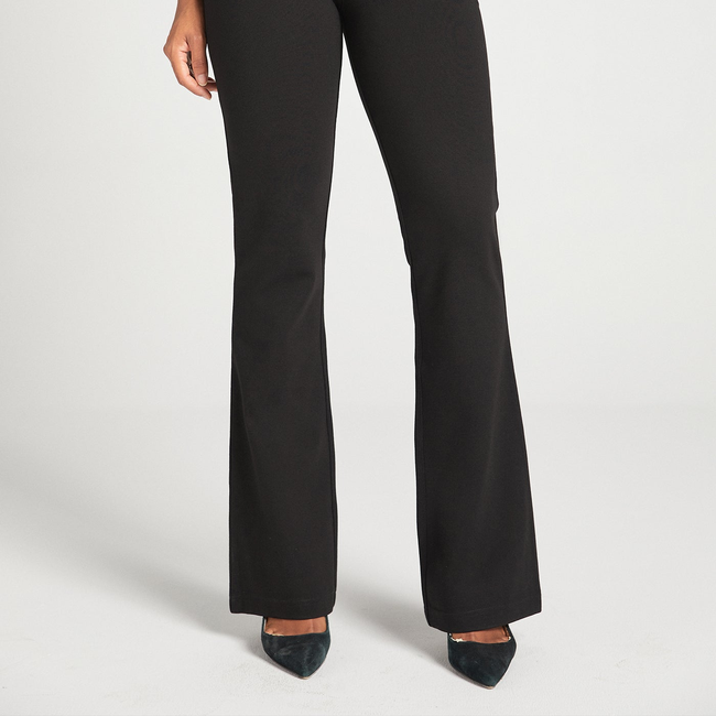 7-Pocket Dress Pant Yoga Pant | Bootcut (Black)-gallery-41954140389628