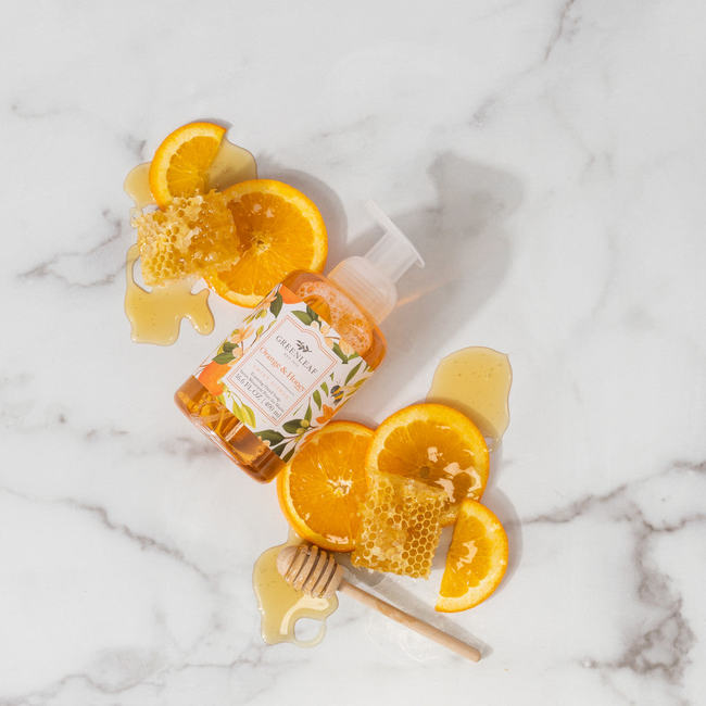 Orange & Honey Foaming Hand Soap-gallery-39469834272952