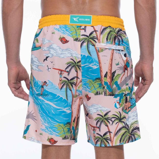 Mens Designer Board Shorts | Island Original Print-gallery-37537966063773