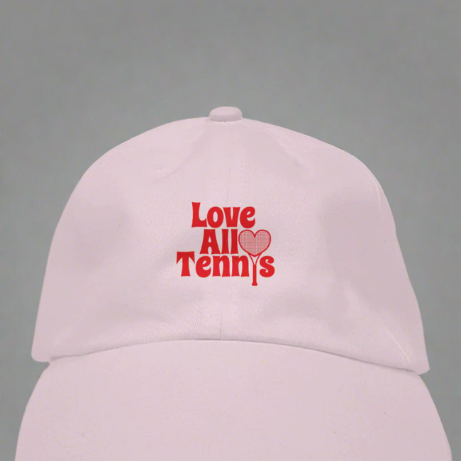 Love All Tennis Premium Baseball Hat-gallery-33983034884177