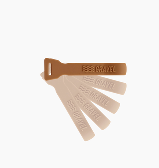 Toiletry Bag Zipper Pulls - Amber