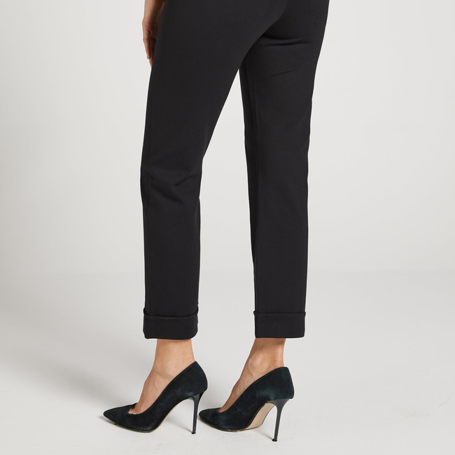 Easy Crop Trouser | Straight (Black)-gallery-43178642276604