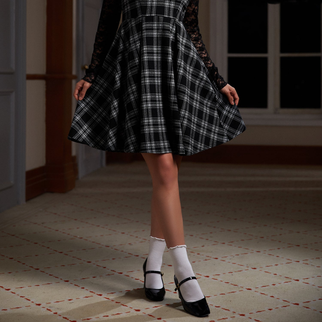 Cute as a Nutmeg Fit & Flare Dress-gallery-37155266691243