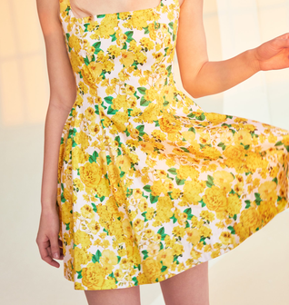 Courtney Floral Poplin Dress