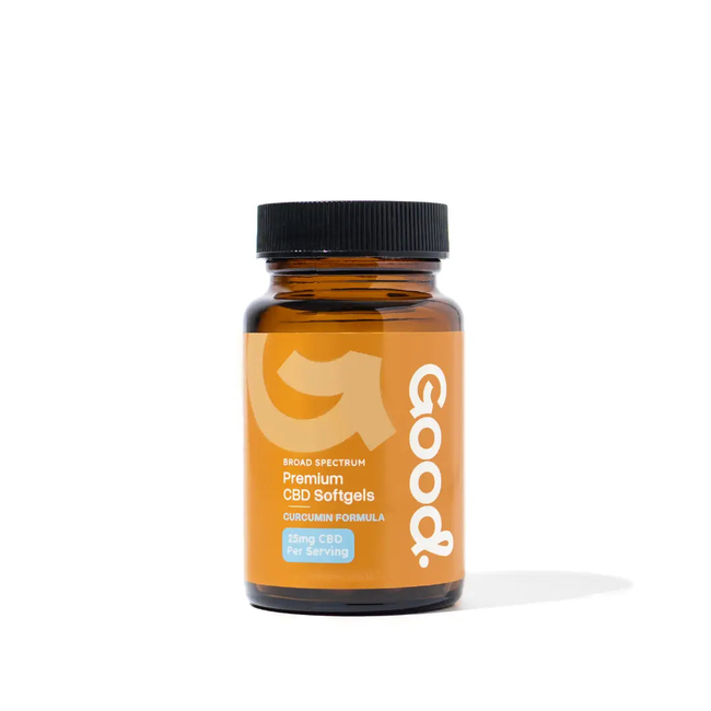 Curcumin Formula CBD Softgels - 25mg-gallery-58303156126005