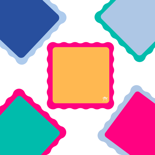 MINI MAHJONG MAT | Color Wave | 21" x 21"-gallery-50596705927479