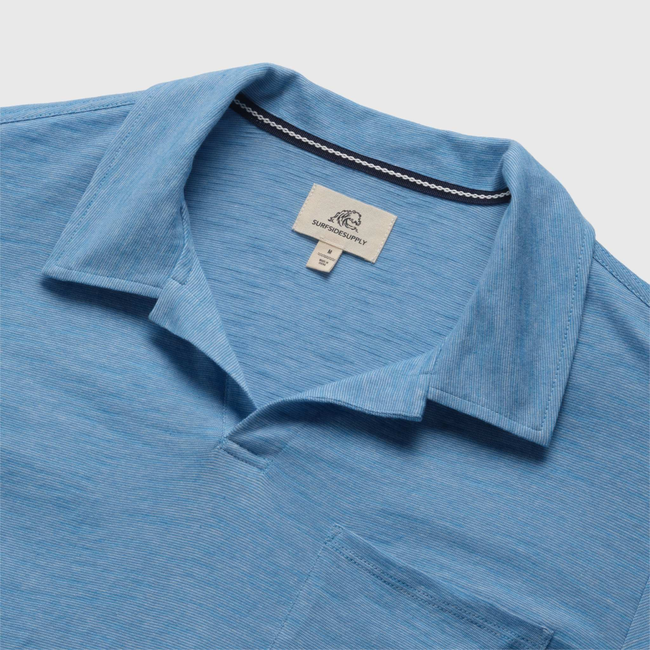 Johnny Collar Polo - Cendre Blue-gallery-47040751436034