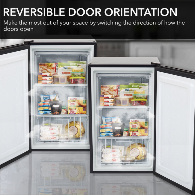 Whynter 3.0 cu ft Energy Star Upright Freezer in Black CUF-301BK-gallery-46828508971256