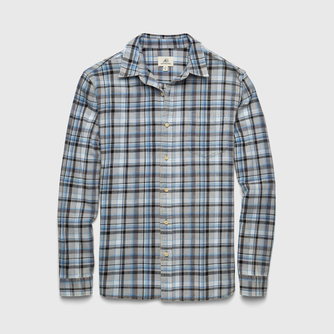 Brian Twill Plaid Shirt - Grey Combo