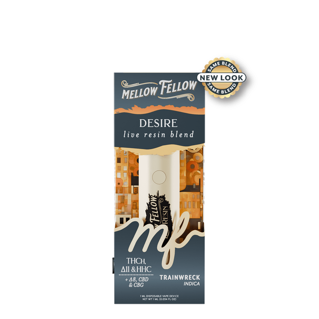 Desire Blend - Live Resin 1ml Disposable Vape - Trainwreck (Indica)-gallery-36987862974670