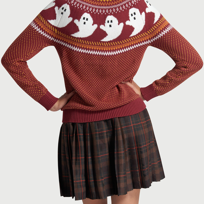 You've Been Ghosted Fair Isle Sweater-gallery-37010574672043