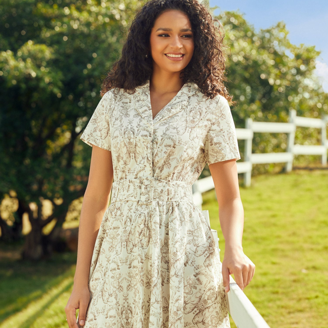 Countryside Serenade Casual Dress-gallery-38316240306347