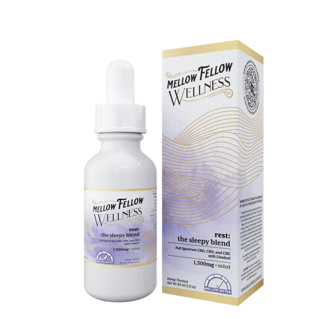 The Rest Blend CBD Tincture - 1500mg - Mint-gallery-37327691776206