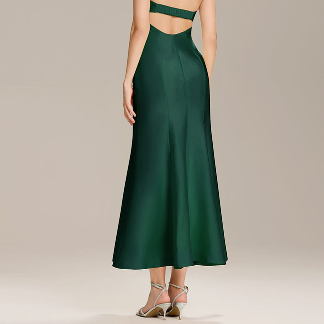 Knit Sleeveless Mermaid Wedding Guest Dress-gallery-33725800939594