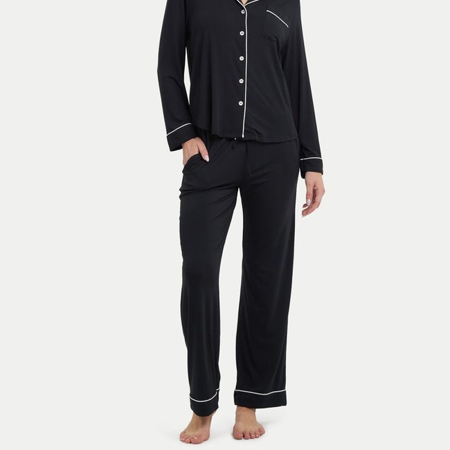 Long Sleeve Bamboo Pajama Set-gallery-41445316100336