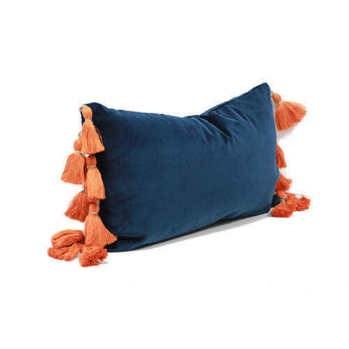 Handmade Ritz Pillow - Navy-gallery-30072866537585