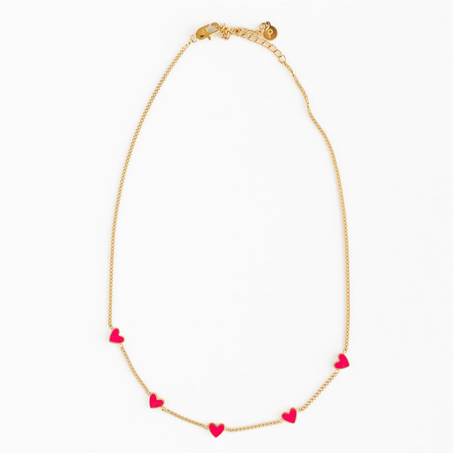 Neon Heart Necklace-gallery-36452274765998