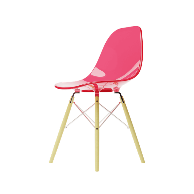 Clear Magenta MicroShell Chair™-gallery-47786857857310