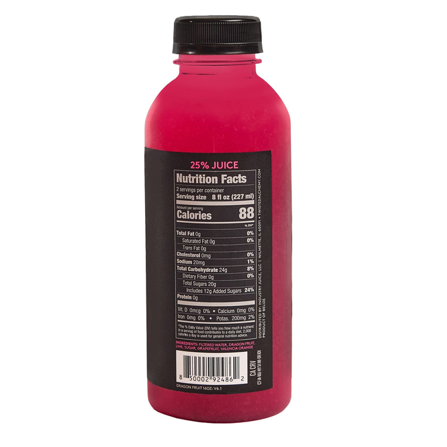 16oz DRAGON FRUIT CITRUS REFRESHER COLD PRESSED-gallery-62841976193391