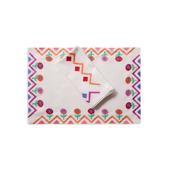 Tropical ZigZag Placemat (Set of 4)-gallery-47764173390105