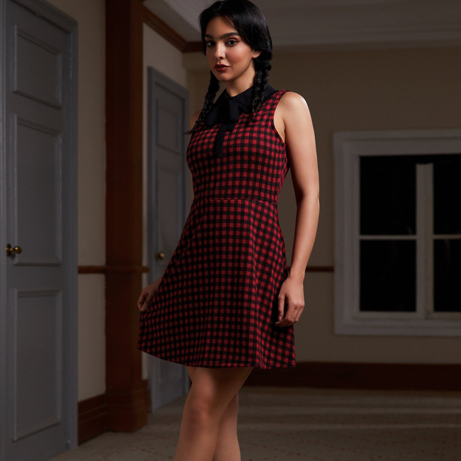 November Nostalgia Flare Dress-gallery-37244112076971