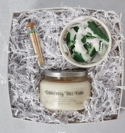 Christmas Tree Farm Gift Set Candle + Melts + Matches
