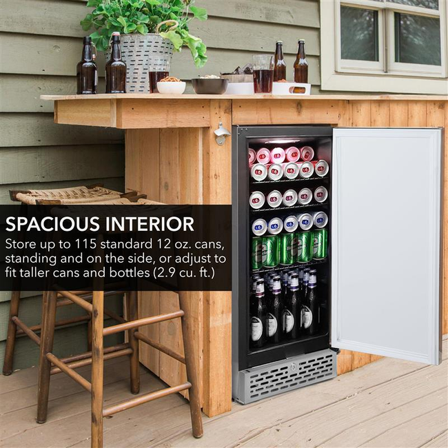 Whynter BEF-286SB 2.9 cu ft Beer Keg Froster – Built-In/Free-Standing-gallery-47186734285048