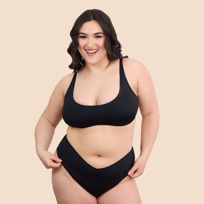 Jennings V-Cut High-Waisted Bikini Bottom-gallery-43547710390440