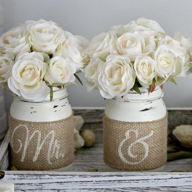 Rustic Wedding Table Decor,Rustic Bridal & Engagement Gift-gallery-8599345863