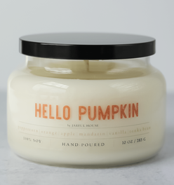 Fall Soy Candle Hello Pumpkin - 10 oz
