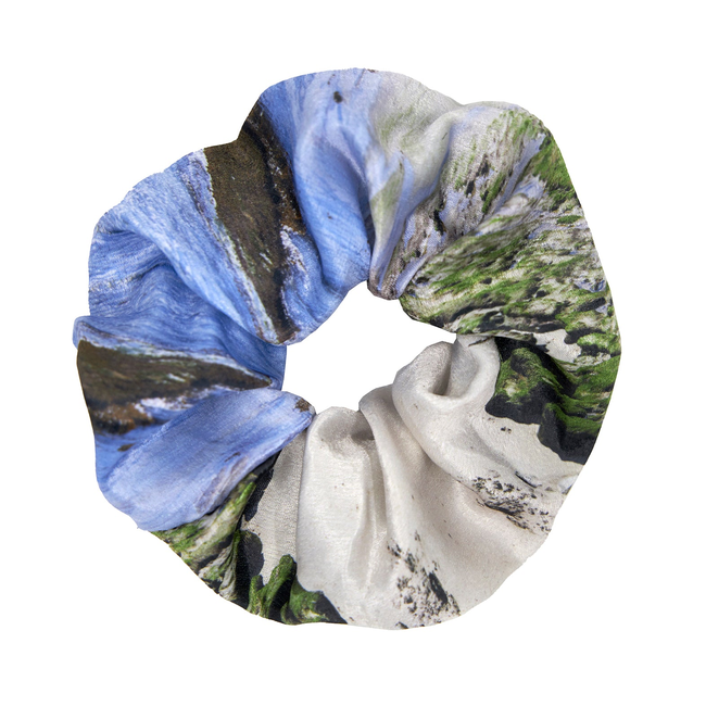 Babs Eco-chic scrunchies - California Beach Print - Set of 3 Sizes-gallery-49708499435816