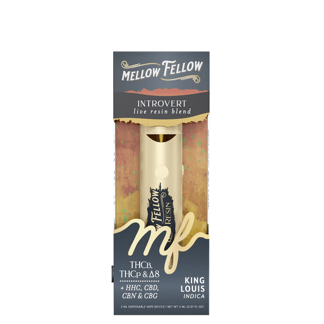 Introvert Blend 2ml Live Resin Disposable Vape - King Louis (Indica)-gallery-37327726444750