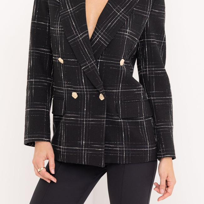 Maverick Windowpane Tweed Blazer-gallery-44657816469754