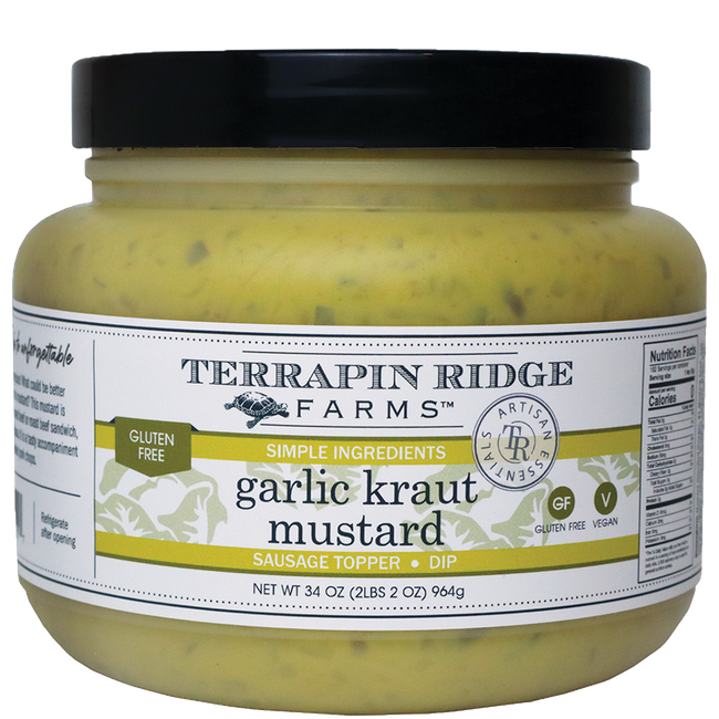 Garlic Kraut Mustard - Quart-gallery-64045267943790