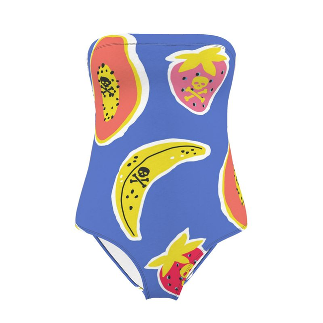Fruit of the Poisonous Tree Strapless Swimsuit-gallery-32171593793602