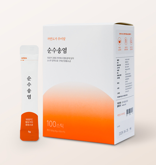 [Wooidang] Pure Refined Salt Stick (5g x 100 Sticks)