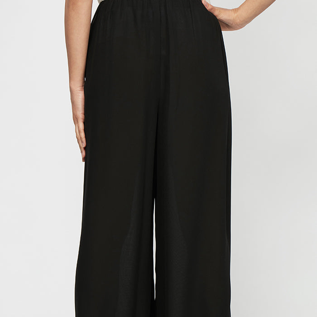 Wide Leg Chiffon Pant with Tulip Hem-gallery-42499329163520