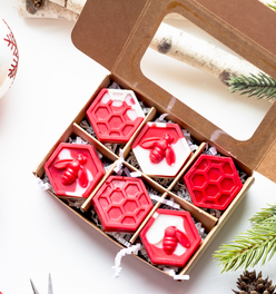 Christmas Wax Melts Honeycombs Merry & Bright - Pack of 6