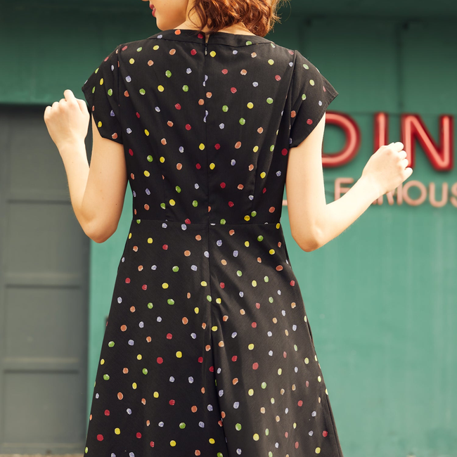 The Dot Dot Diner Dress-gallery-39212789727403