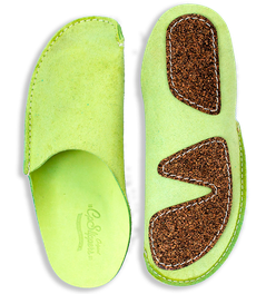 Green CP Slippers Luxe
