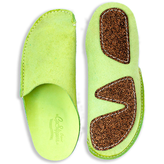 Green CP Slippers Luxe