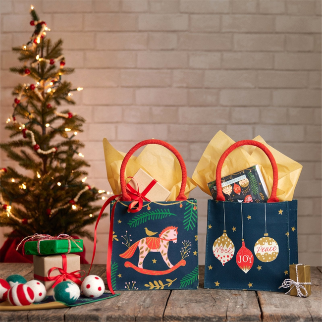 Holiday Horse Reusable Itsy Bitsy Gift Bag-gallery-32073348546647