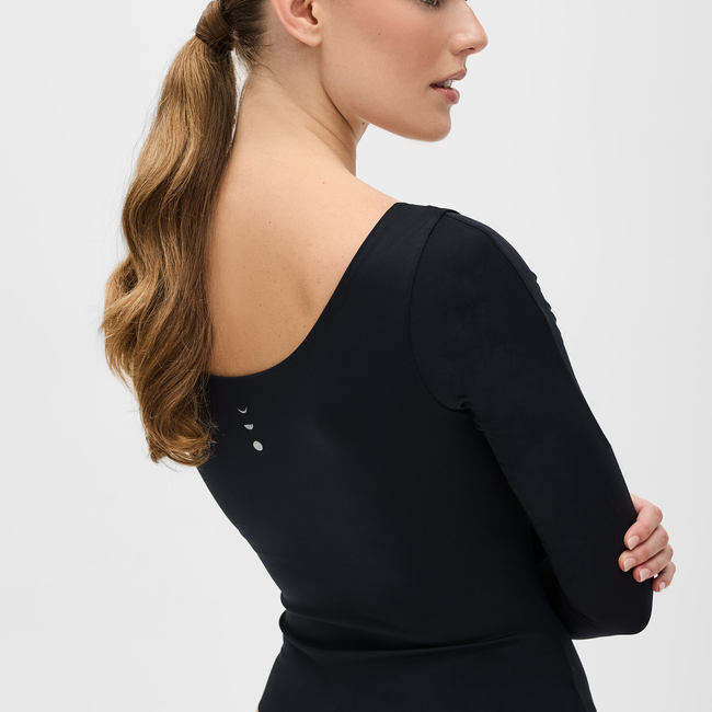 Iconic Lisse Long Sleeve Bodysuit - Thong-gallery-48169225879771