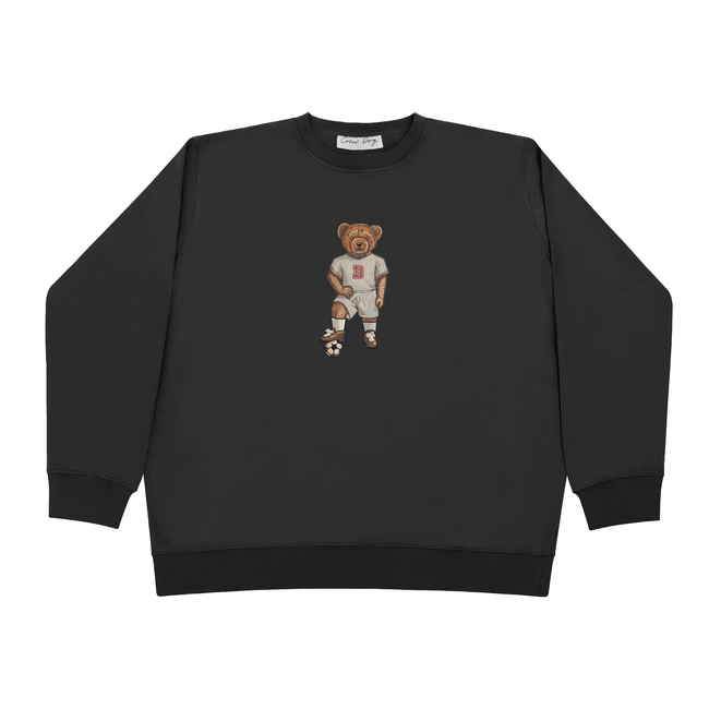 Brown Soccer Embroidered Crewneck-gallery-60371831456061