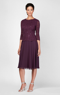 Bella Sequin Lace Dress