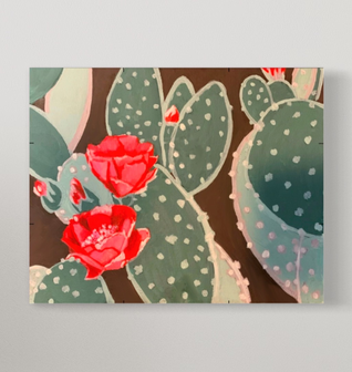 Flowering Cactus Painting Kit