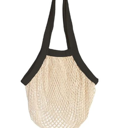 The French Market Bag No.2 In Monochrome Black