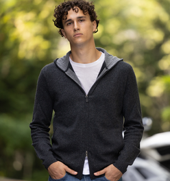 Stuyvesant Zip Cashmere Hoodie