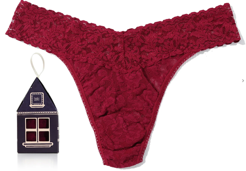 Holiday Exclusive: (Ornament) Signature Lace Low Rise Gingerbread House